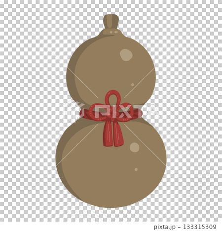 シンプルな瓢箪のイラスト 133315309