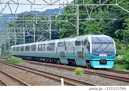 東海道本線　二宮－国府津　JR東日本　251系　RE-1編成（大宮）　スーパービュー踊り子 133315744