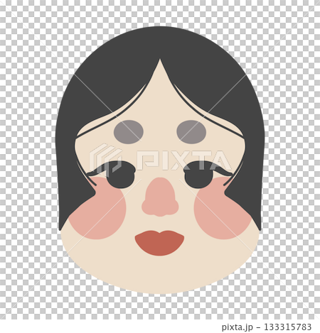 簡單的盆栽圖 133315783