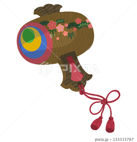 シンプルな打ち出の小槌のイラスト 133315787