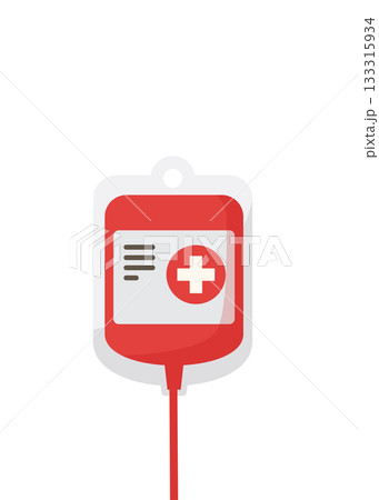 Blood bag icon stock illustration 133315934