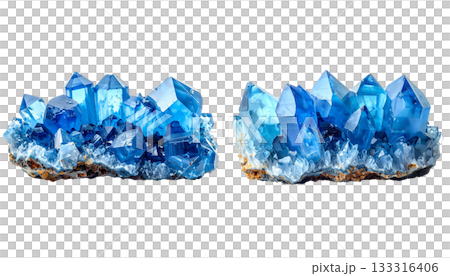Amethyst crystal quartz mineral and gemstones isolated on white background. Amethyst crystal quartz mineral and gemstones isolated on white background. 133316406