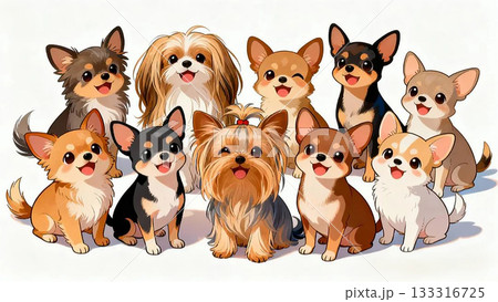 チワワ いっぱい チワワ いっぱい 133316725