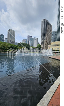 this is landmark around KLCC tower or Petronas Towers. 133317350