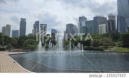 this is landmark around KLCC tower or Petronas Towers. 133317357