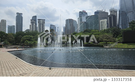 this is landmark around KLCC tower or Petronas Towers. 133317358