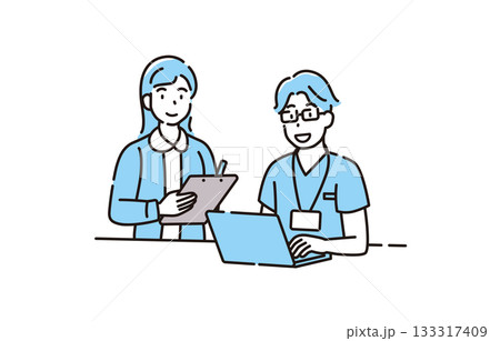 先生とナース 133317409