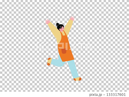 一位家庭主婦歡呼雀躍 133317601