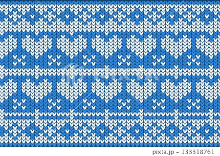 Knitting Christmas vector background snowflakes Knitting Christmas vector background snowflakes 133318761