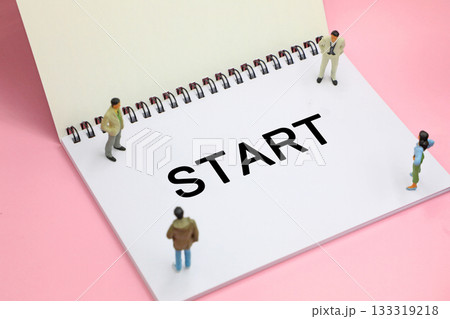 STARTの文字素材 133319218