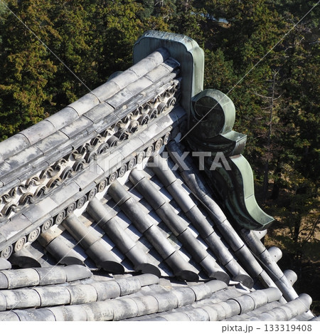 国宝 松江城 瓦 133319408