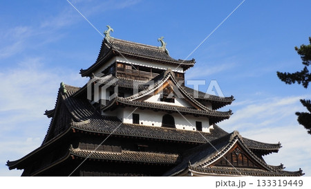 国宝 松江城 天守閣 133319449