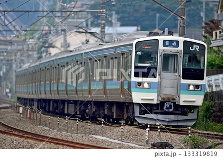 中央本線 上野原 JR東日本 211系 N605編成(長野) 中央本線 上野原 JR東日本 211系 N605編成(長野) 133319819