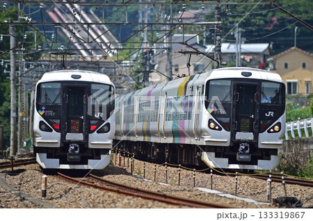 中央本線　上野原　JR東日本　E257系　M-109編成、M-110編成（松本）　あずさ　かいじ 133319867