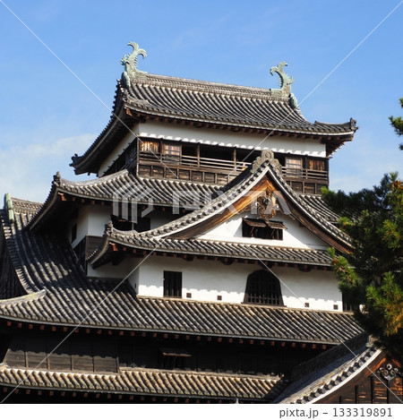 国宝 松江城 天守閣 133319891