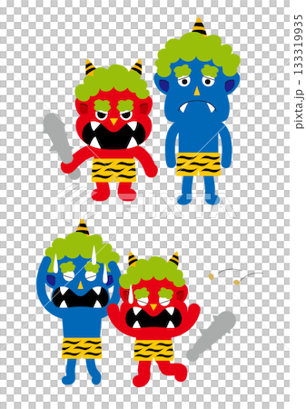 惡魔們逃離丟豆子的攻擊 惡魔們逃離丟豆子的攻擊 133319935