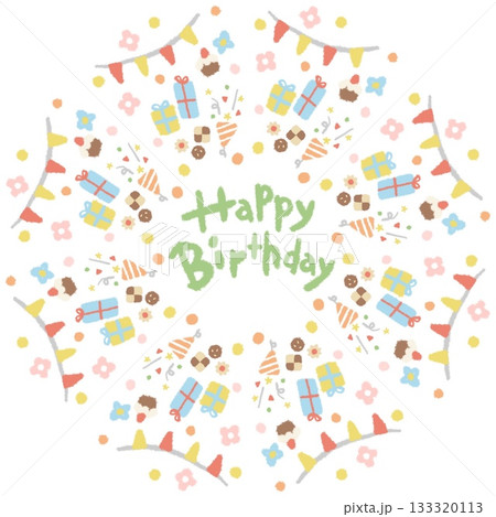 誕生日　メッセージカード 133320113
