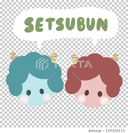 Setsubun Cute demon illustration Setsubun Cute demon illustration 133320115