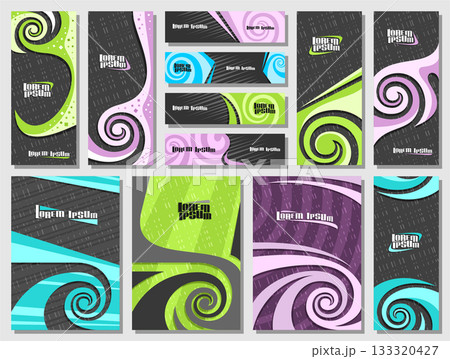 Vector Banners and Flyers set Vector Banners and Flyers set 133320427