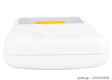 Air conditioner remote control on a white background Air conditioner remote control on a white background 133320509