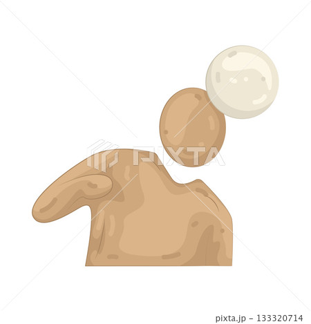 Illustration of football player Illustration of football player 133320714