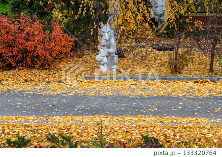 Autumn in the village 133320764