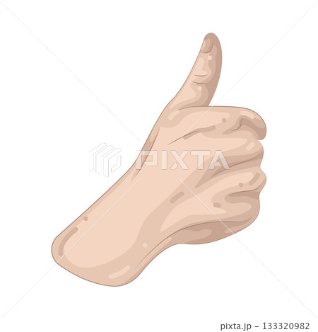 Illustration of thumbs up Illustration of thumbs up 133320982