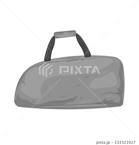 Illustration of basketball duffel bag 133321027