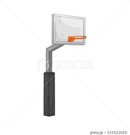 Illustration of basketball hoop 133321029