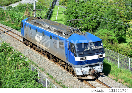 東海道本線 東高島-桜木町 JR貨物 EF210-12(岡山) 東海道本線 東高島-桜木町 JR貨物 EF210-12(岡山) 133321794