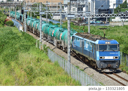 東海道本線 東高島-桜木町 JR貨物 EH200-901(高崎) 東海道本線 東高島-桜木町 JR貨物 EH200-901(高崎) 133321805