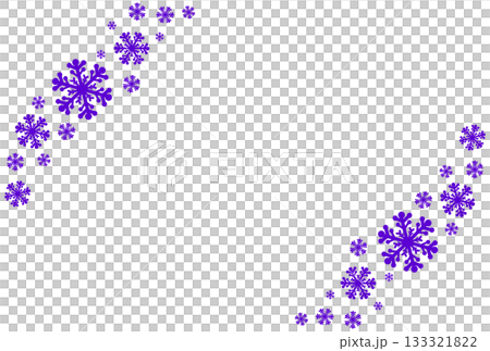 紫色斜雪花圖案 133321822