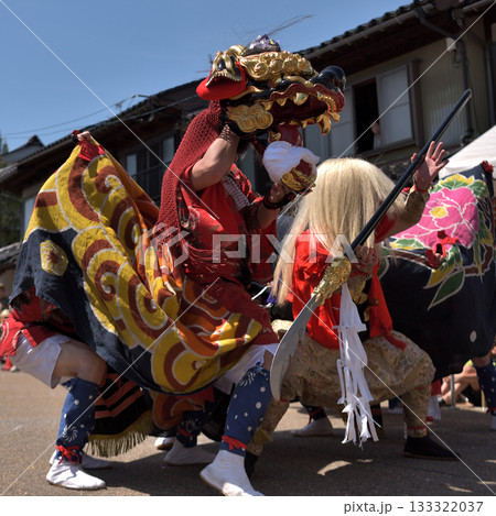富山県 新湊の獅子舞 春季祭礼 富山県 新湊の獅子舞 春季祭礼 133322037