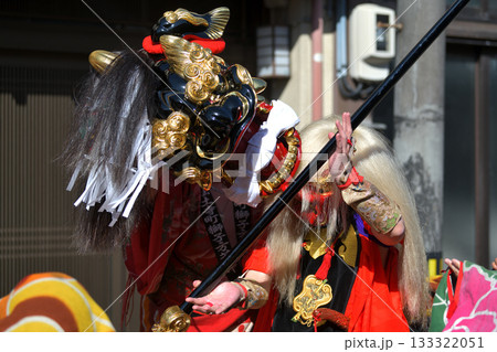 富山県 新湊の獅子舞 春季祭礼 富山県 新湊の獅子舞 春季祭礼 133322051