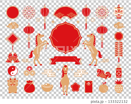 2026年馬年及中國新年插畫集 133322132