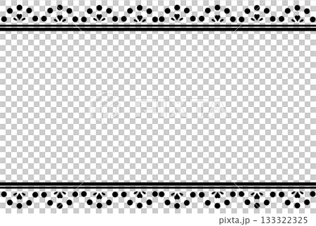 黒色のハートが隠れた上下のフレーム 黒色のハートが隠れた上下のフレーム 133322325