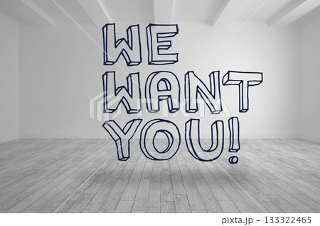 We want you written in bright room 133322465