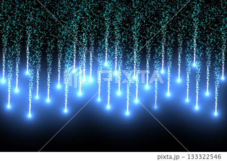 Digitally generated bright firework design 133322546