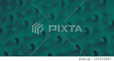 Digital green question mark Digital green question mark 133322697