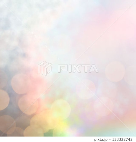 Abstract pastel bokeh pattern is spreading across flat design canvas blending soft light circles Abstract pastel bokeh pattern is spreading across flat design canvas blending soft light circles 133322742