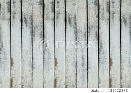 Weathered white wooden wall is being shown in flat design, featuring distressed vertical planks Weathered white wooden wall is being shown in flat design, featuring distressed vertical planks 133322888