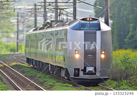 室蘭本線　虎杖浜　JR北海道　789系1000番台　HL-1004編成（札幌）　すずらん 133323249