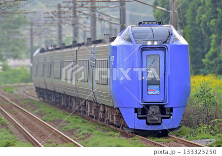 室蘭本線　虎杖浜　JR北海道　キハ281系　スーパー北斗 133323250