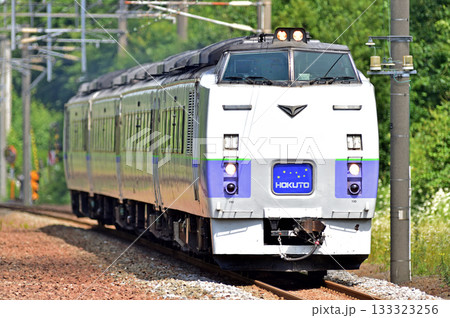 千歳線　植苗　JR北海道　キハ183系　北斗 133323256