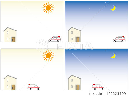 【乗物】救急車の往復 【乗物】救急車の往復 133323399