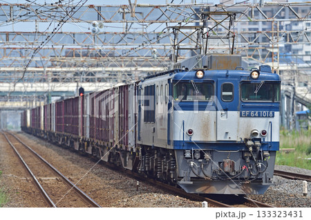 東海道本線　平塚　JR貨物　EF64-1018（愛知） 133323431