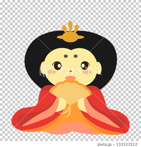 女性雛人偶的插圖 女性雛人偶的插圖 133323522