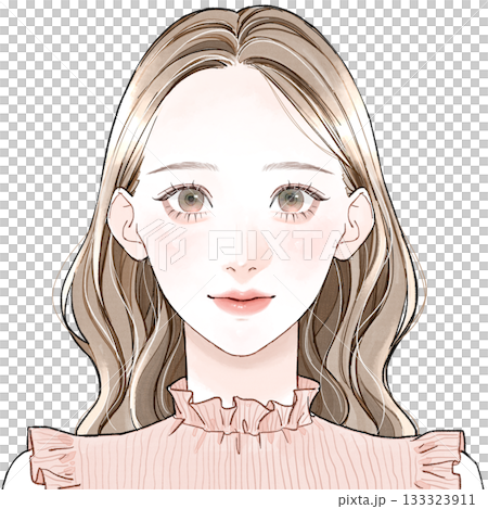 Face type "Feminine"_No bangs Face type "Feminine"_No bangs 133323911