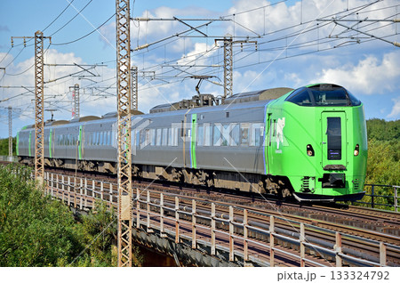 函館本線 豊幌ー江別 JR北海道 789系0番台 HE-206編成(札幌) ライラック 函館本線 豊幌ー江別 JR北海道 789系0番台 HE-206編成(札幌) ライラック 133324792
