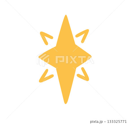 Yellow hand drawn glitter twinkle star icon. Doodle shine star burst sign. Sketch magic blink symbol. Doodle spark shape icon design element. Vector illustration on white background Yellow hand drawn glitter twinkle star icon. Doodle shine star burst sign. Sketch magic blink symbol. Doodle spark shape icon design element. Vector illustration on white background 133325771